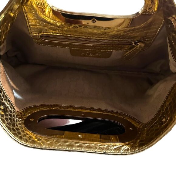 Michael by Michael Kors Leather Metallic
Python Embossed Clutch - Picture 6 of 6